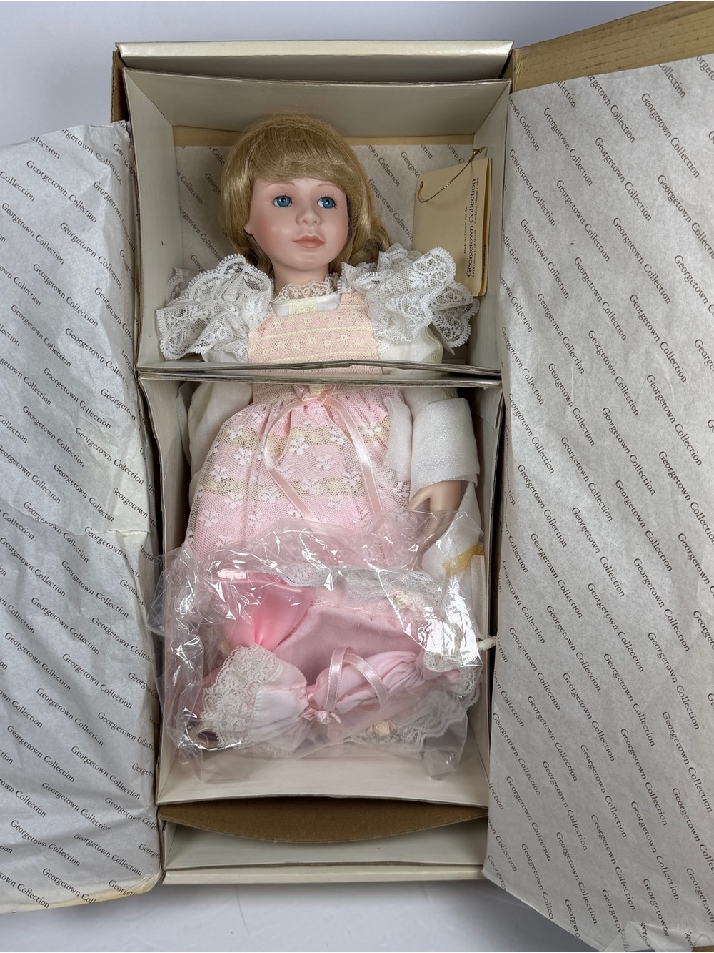 The Littlest Belle Miss Ashley by Pat Thompson Porcelain Bisque Girl 16" Doll